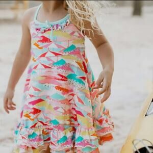 Sweet Honey umbrella print summer twirl dress, 3t